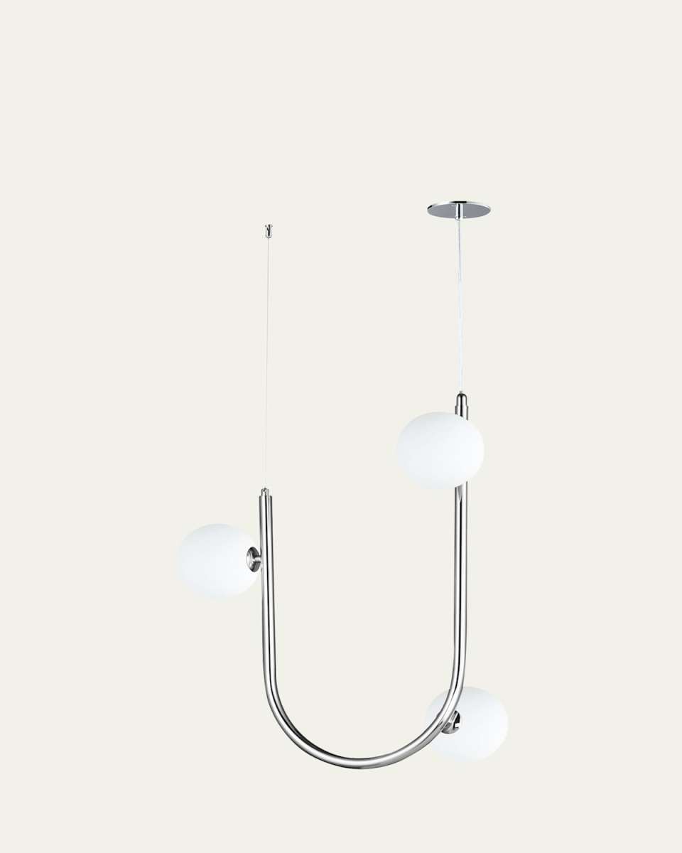 Nina Magon Design from Studio M Contour 3-Light Cord Hung Pendant 4000K